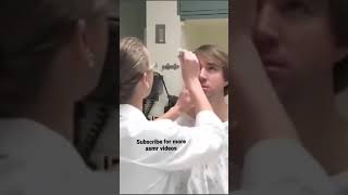 Unintentional asmr eye examination