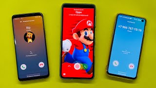 Incoming Call Samsung S9+Samsung S10e vs OPPO Find N2 Flip