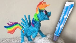 3D Pen Art - Rainbow Dash - My Little Pony (MLP)