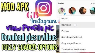 New Gb Instagram | best Instagram mods 2018 |Hack| view profile picture| Instagram GB full features