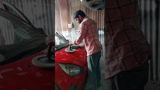 #how to remove scratches from car #best car paint repair #apply polish #detailing #youtube shorts