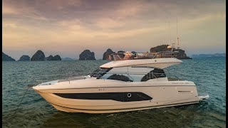 NEW Prestige 420 Fly - Yacht for Sale - interior & deck complete video tour