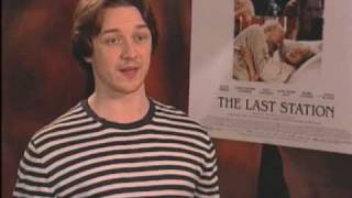 The Last Station - Exclusive Interviews with James McAvoy & Michael Hoffman