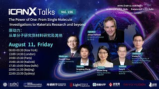 iCANX Talks Vol.156 The Power of One: From Single Molecule Investigations to Materials Res. & beyond