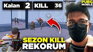 SEZON KİLL REKORUMU KIRDIM!! | PUBG MOBİLE