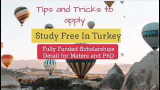 FULLY FUNDED SCHOLARSHIP IN TURKEY | Study Free in Turkey - No GRE TOEFL Required | Mehwish Abbasi