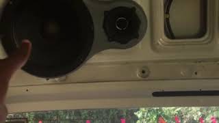 Faital pro fe200 8” & DS18 tweeters coming out of the Nissan Caravan E25