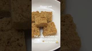 Mysore pak #food #usa #yummy #mysorepak #sweet #@ramyasworld8259