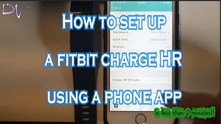 Fitbit charge HR setup and delete of old device. 2 min video. 😀