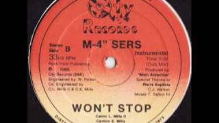 M-4 Sers - Won't Stop (QTY Records-1986)