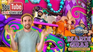 🔴  UNIVERSAL ORLANDO MARDI GRAS 2022 OPENING DAY | LIVE STREAM 🔴