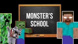 MONSTER'S SCHOOL IN MINECRAFT 🤯🔥