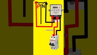 electric meter connection kaise hota hai## 3d #animation## me# jane youtube#viral# trending #videos#