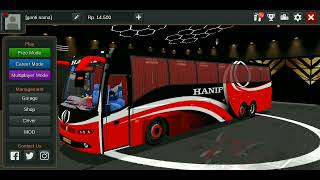 hanif travels Livery for Volvo b9r | bussid | bus simulator Indonesia | indian mods | bd mods