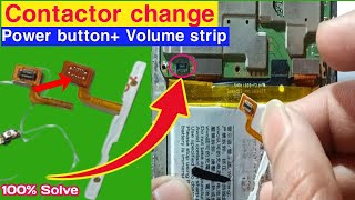 Vivo phone ka power button+volume strip contactor change// Vivo phone power button not working#strip