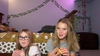 ADDY AND ELENA REACT TO FOOD