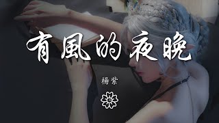 楊紫 - 有風的夜晚『十八點四十分 站在馬路對面』【動態歌詞Lyrics】