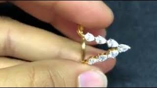 V Shaped Diamond Ring