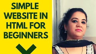 How to Create a Website using HTML | How to Create Website in HTML |   HTML Website | HTML Project 1