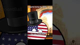 Snapchat during the 1800s.. #countryball #countryballs