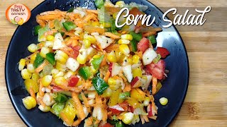 Corn Salad | Veg salad recipe | Vegan salad by Tasty Garnish