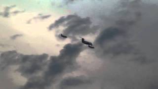 3 mysterious planes, flying in formation, circle our North London suburb