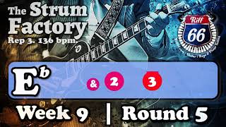 Chord Practice | Backing Tracks | The Strum Factory - Week 9 - Round 5 | Rhythm Practice | Guitar