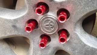 JDM lug nut installation