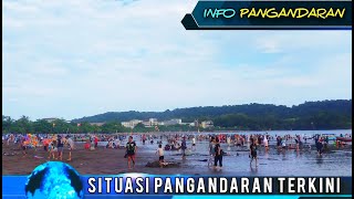 INFO PANGANDARAN TERKINI PANTAI BARAT PANGANDARAN, AIR SURUT JAUH!!