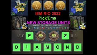 IEM Major RIO 2022 Pick'Ems & NEW Storage Units Nr. 1