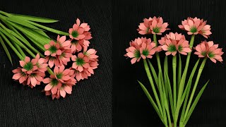 Paper flowers, making flower out of paper, craft flower, paper flower making, how to make flower