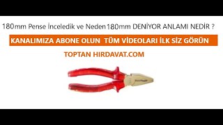 Pense 180mm İnceledik NEDEN 180mm DENİYOR ANLAMI VİDEODA