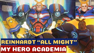 Reinhardt "All Might" Skin Showcase (My Hero Academia Event) - Overwatch 2