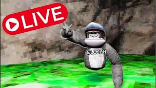 Gorilla tag live with viewers! (Minigames and tag)!!