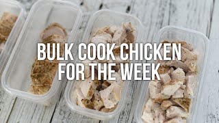 [DIY Channel] Tip Tuesday: How to Bulk Cook Chicken for the Week