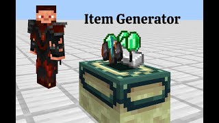 Item Generators In Minecraft Bedrock  |  1.16.201