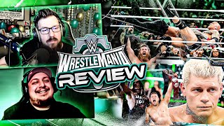 WRESTLEMANIA 40 NIGHT 1 REVIEW mit PANDA 💪🤩