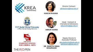 Webinar: Live Chat with Admissions - KREA University, OP Jindal & Symbiosis School for Liberal Arts