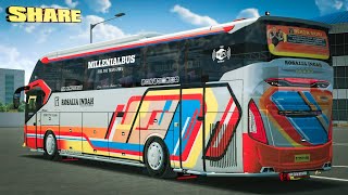 MOD BUSSID TERBARU MOD SR2 XHD GEN 4 MN ART SPECIAL LIVERY ROSALIA INDAH