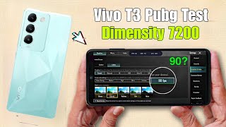 Vivo T3 Pubg Test | Vivo T3 Bgmi Test | Dimensity 7200