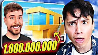 Дом за $1 Vs $100,000,000! Самый дорогой дом, что я видел! @MrBeast