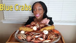 Blue Crabs Mukbang :: Seafood Boil