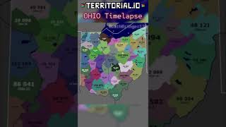 OHIO Timelapse in territorial.io #territorialio #territorialiotimelapse #shorts