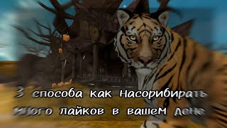 🥓3️⃣ СПОСОБА КАК МНОГО НАСОРИБИРАТЬ ЛАЙКОВ В ВАШЕМ ЛОГОВЕ!!🥓 WildCraft.