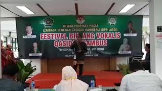 Ghonili.. Juara terbaik lasqi tahun 2018.. Ananda yusuf romadhon..