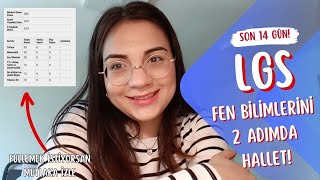 LGS FEN BİLİMLERİNİ 2 ADIMDA HALLET! | SON 14 GÜN #LGS #lgs2024