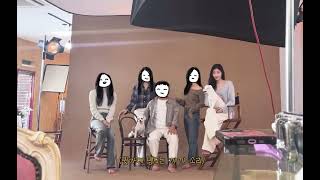 Itzu Chaeryeong's Family taking family photo together