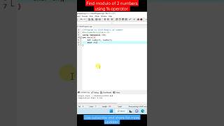 Use of modulo operator % in C++ | #short #code #programming