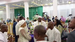 Ooni Of Ife And His Beautiful Olori Mariam Welcome The First Lady Senator OluremiTinubu (2)