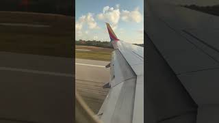 Butter landing at Cancun International airport